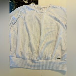 Hollister White Crew Neck Sweater
